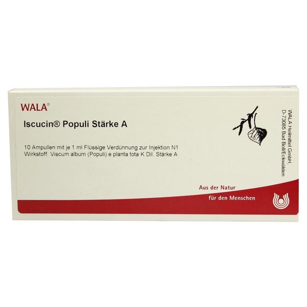 Iscucin Populi Stärke A Ampullen 10X1 ml