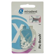 Produktabbildung: Miradent Interdentalbürsten Pic-Brush Ersatzbürsten fine weiß 12 St