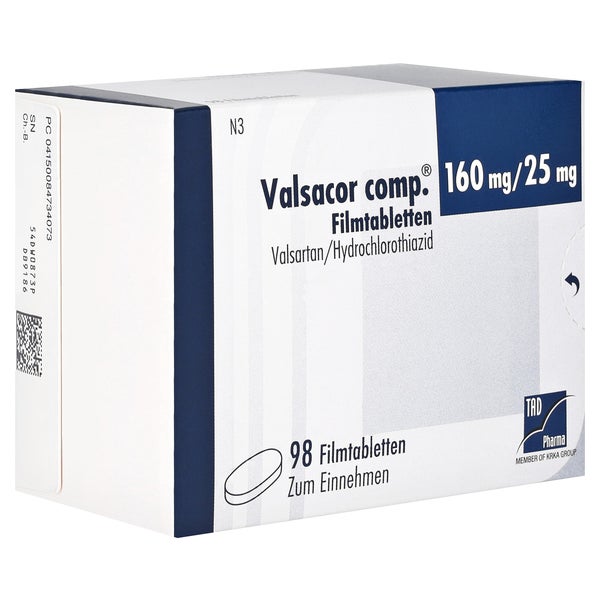 VALSACOR comp.160 mg/25 mg Filmtabletten 98 St