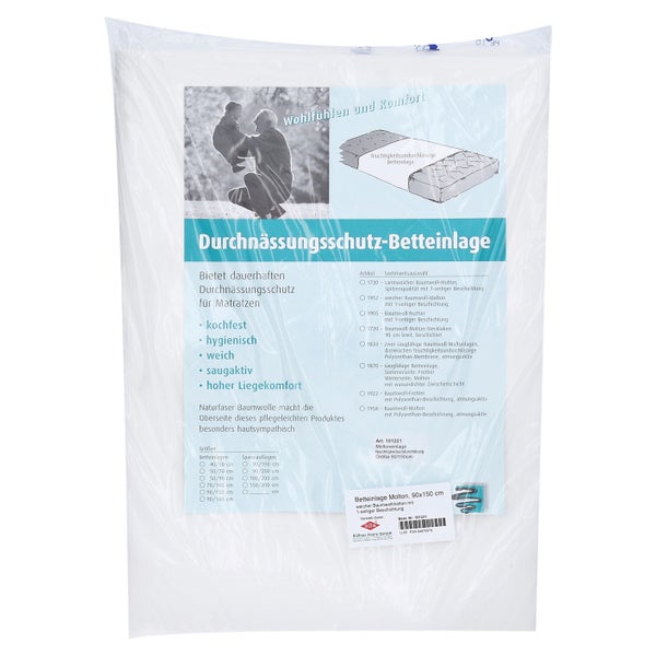 Betteinlage Molton 90x150 cm 1 St