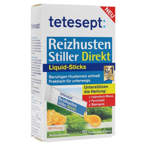 Tetesept Reizhusten Stiller Direkt Liqui 10 St
