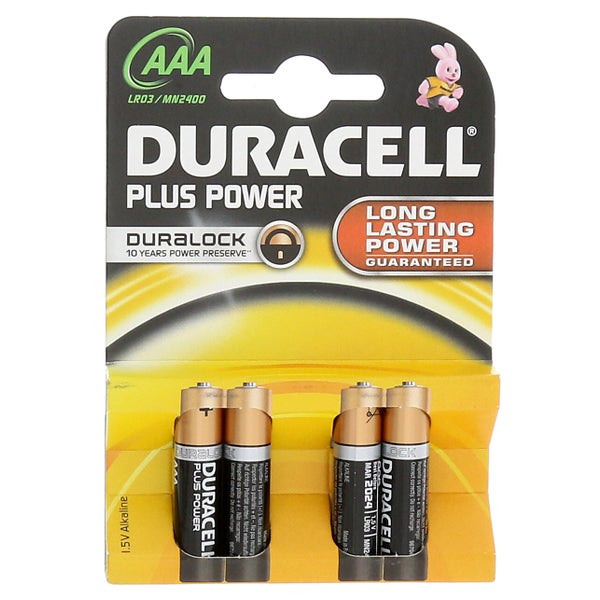 Batterien Micro LR03 AAA MN2400 Duracell 4 St
