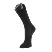 LINDNER® Silversoft® classic - Diabetikersocken - 100% Natur - ohne Gummi, Schwarz, Gr. 44 - 46 2 St