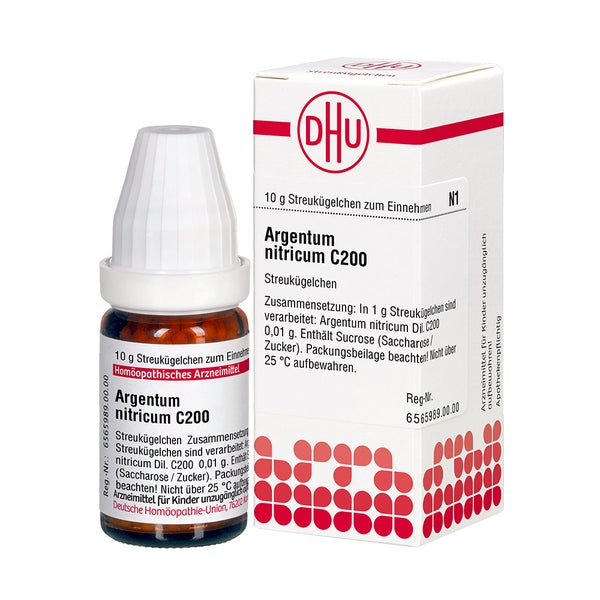 Argentum Nitricum C 200 Globuli 10 g