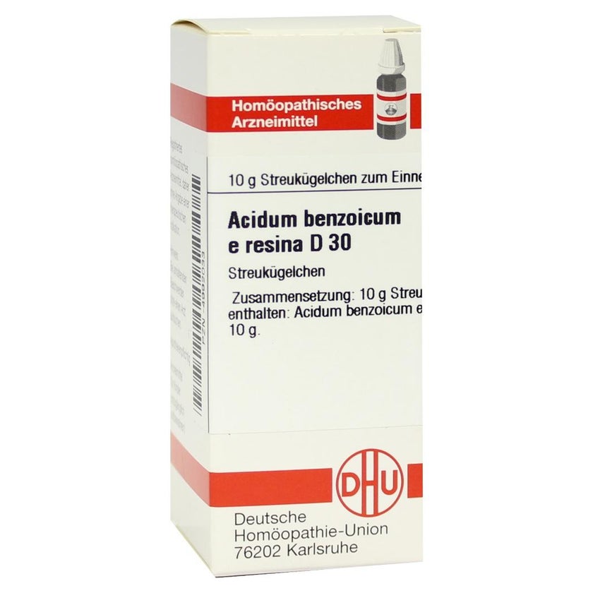 Acidum Benzoicum E Resina D 30 Globuli 10 g