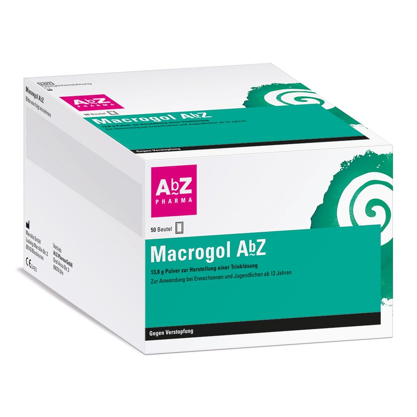 Macrogol AbZ Plv.z.her.e.lsg.z.einnehmen 50 St