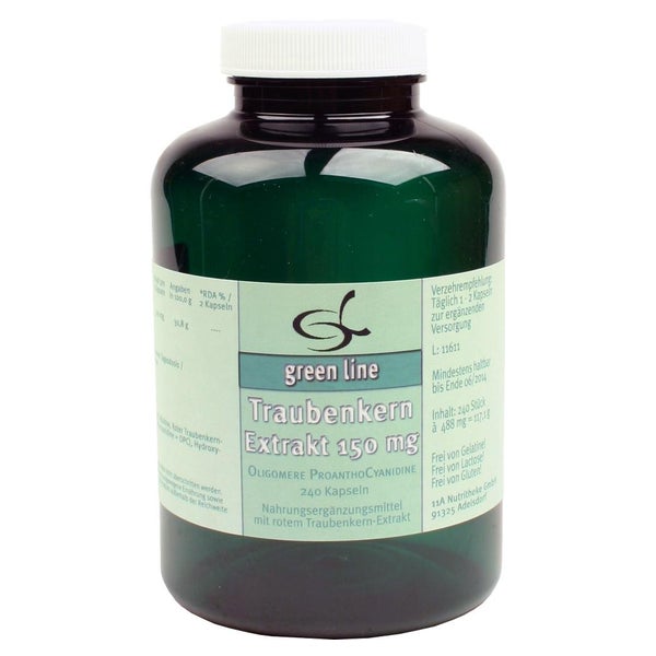 Traubenkernextrakt 150 mg Kapseln 240 St