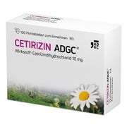 CETIRIZIN ADGC Allergietabletten 100 St