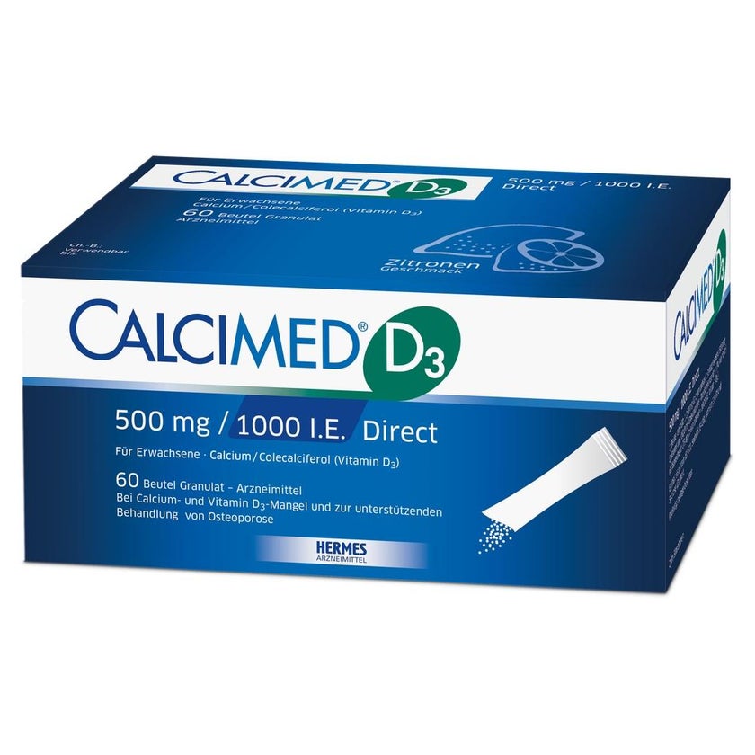 Calcimed D3 500 mg/1000 I.E. Direct Gran 60 St