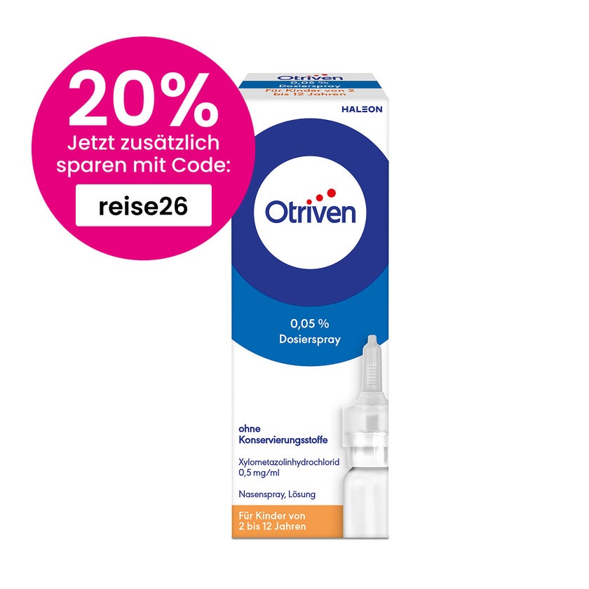 Otriven 0,05 % Dosierspray ohne Konservierungsstoffe für Kinder 10 ml