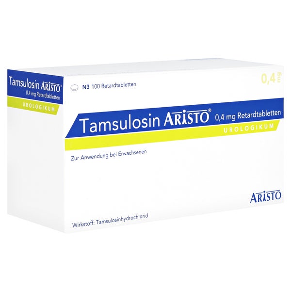 TAMSULOSIN Aristo 0,4 mg Retardtabletten 100 St