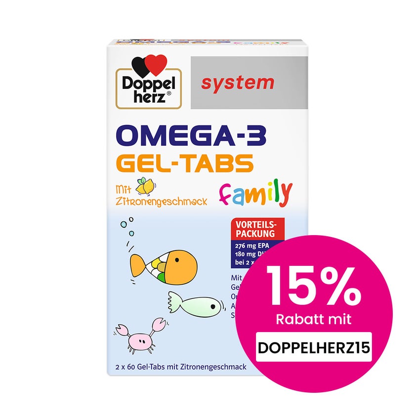 Doppelherz system Omega-3 Gel-Tabs family 120 St