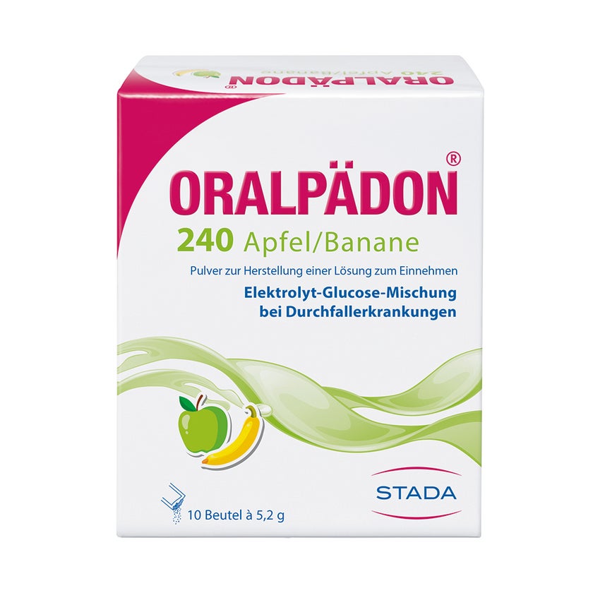 Oralpädon 240 Apfel-Banane Elektolytepulver 10 St