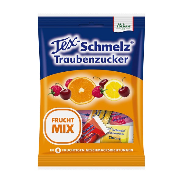 Tex-Schmelz Traubenzucker Frucht-Mix 75 g