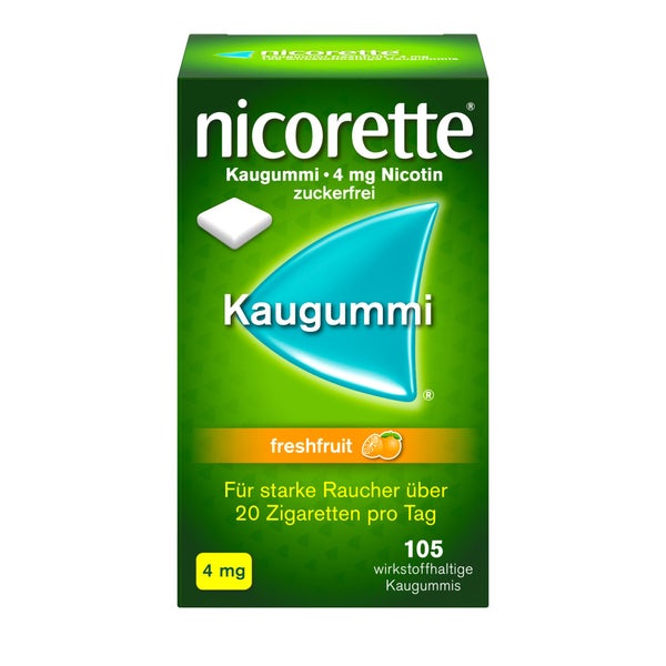nicorette Kaugummi 4mg freshfruit 105 St