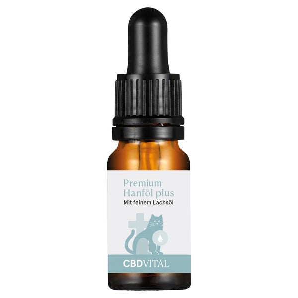 CBD VITAL Hanföl für Katzen mit 210mg CBD|mit Lachsöl 20 ml
