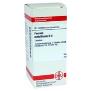 Produktabbildung: Ferrum Metallicum D 4 Tabletten 80 St