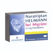 Produktabbildung: Naratriptan HEUMANN 2,5 mg 2 St
