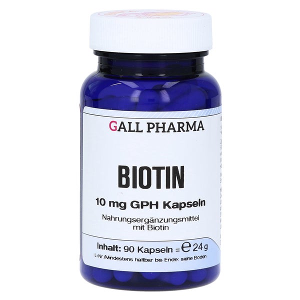 Biotin 10 mg GPH Kapseln 90 St