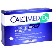 Produktabbildung: Calcimed D3 1000 mg/880 I.E. Kautablette 48 St