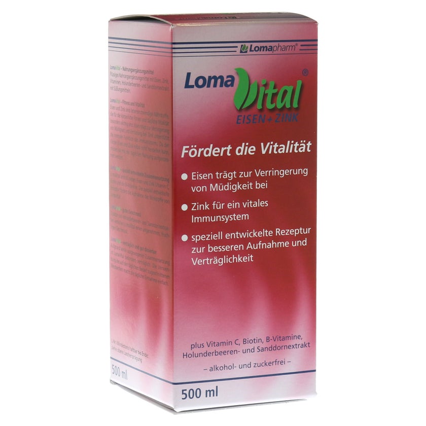 Lomavital Eisen+zink Flüssig 500 ml