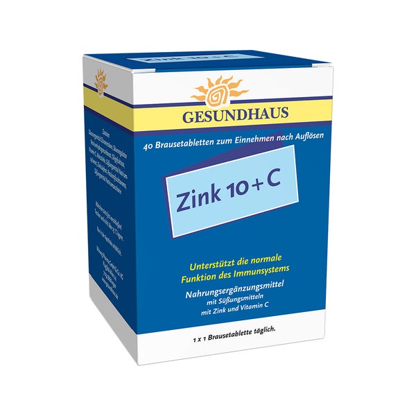 Zink 10 + C Brausetabletten 40 St