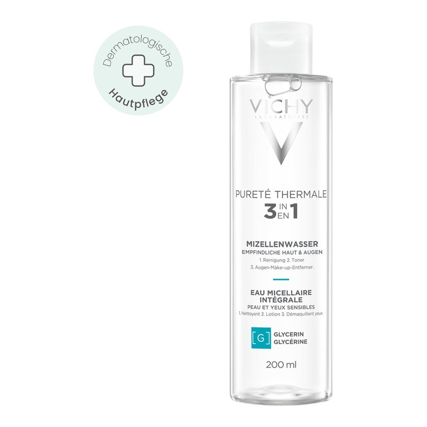 Vichy Pureté Thermale Minéral Mizellen Reinigungsfluid empfindliche Haut 200 ml