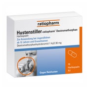 Produktabbildung: Hustenstiller ratiopharm Dextromethorphan 10 St