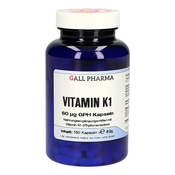 Vitamin K1 60 µg GPH Kapseln 180 St