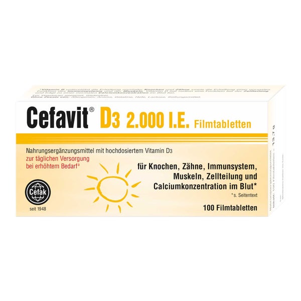 Cefavit D3 2.000 I.E. Filmtabletten 100 St