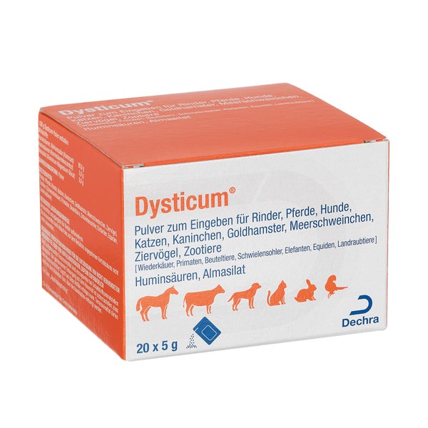 Dysticum Pulver Zum Eingeben Beutel Vet. 20X5 g