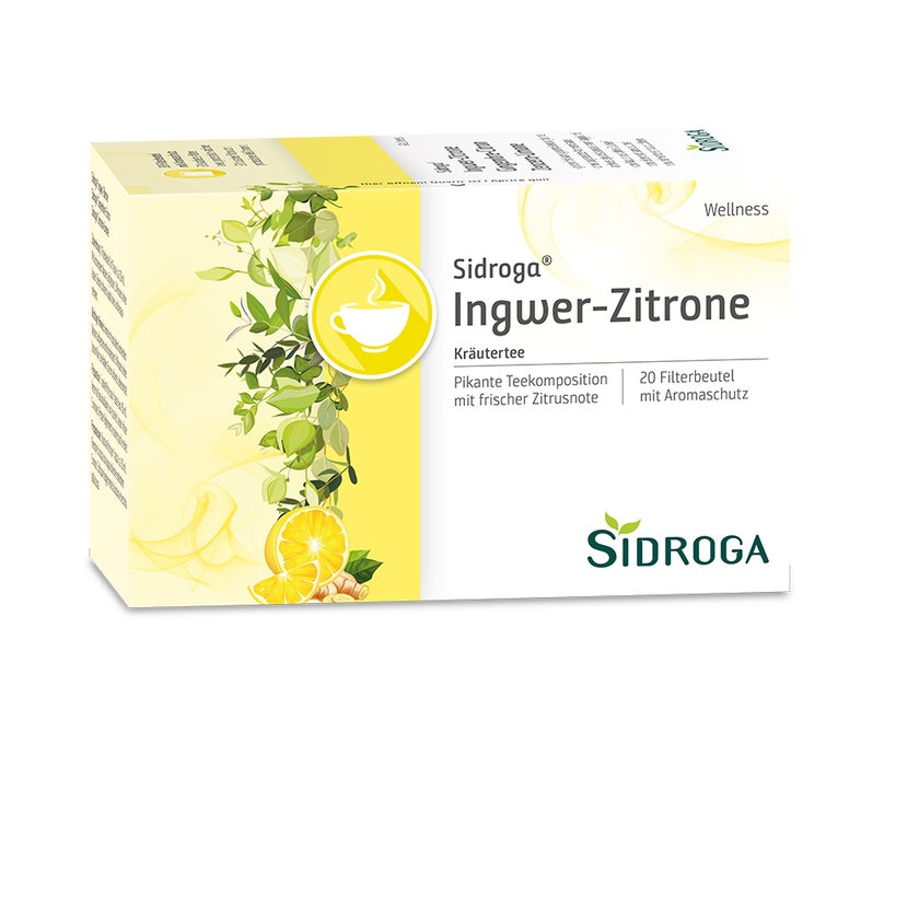 Sidroga Wellness Ingwer-Zitrone Tee Filterbeutel 20X2,0 g
