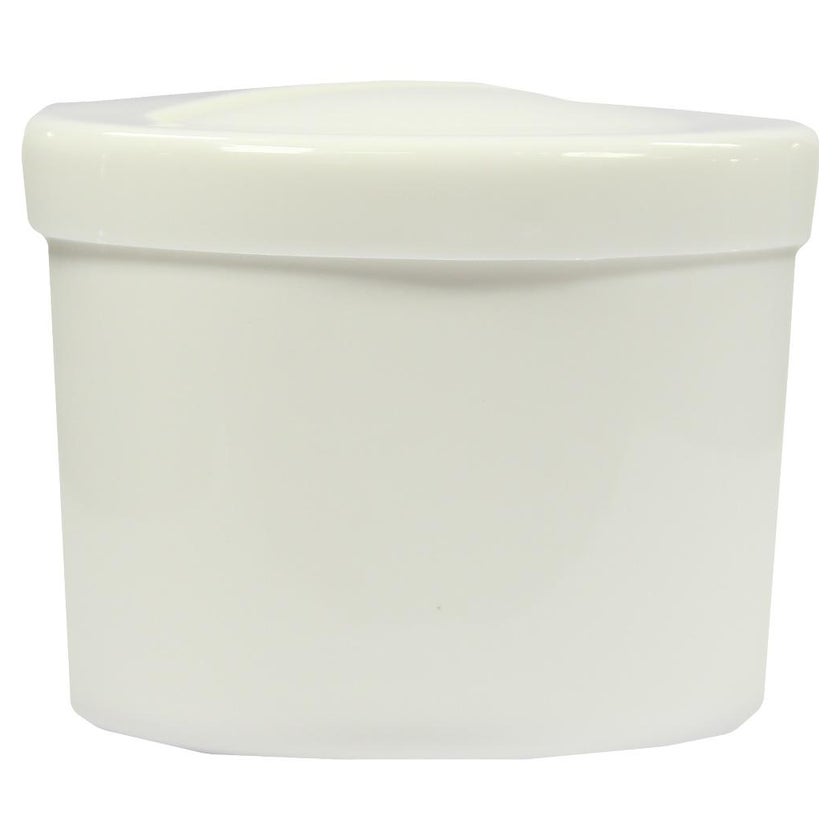 Prothesenbehälter mit Deckel und Einsatz weiß 1 St