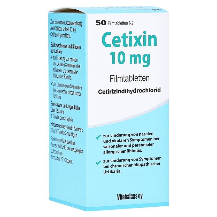 Cetixin 10 mg Filmtabletten 50 St