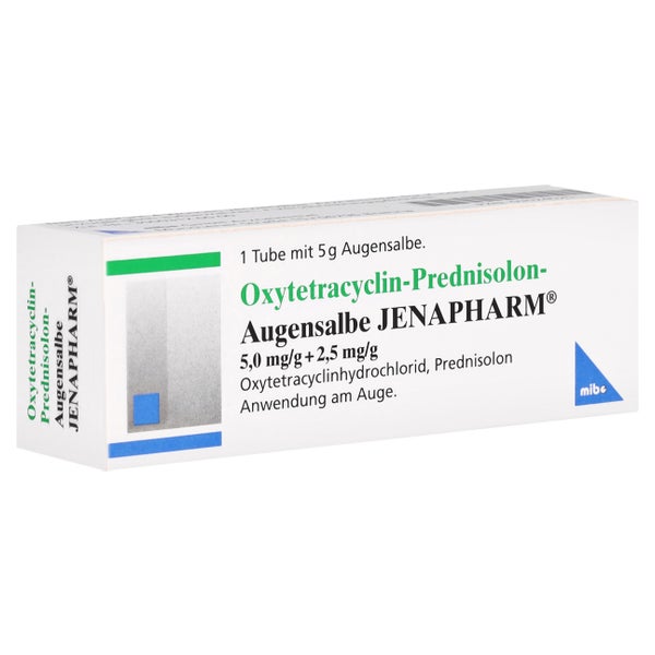 OXYTETRACYCLIN Prednisolon Augensalbe Jenaph. 5 g