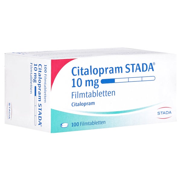 Citalopram Stada 10 mg Filmtabletten 100 St