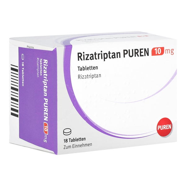 Rizatriptan Puren 10 mg Tabletten 18 St