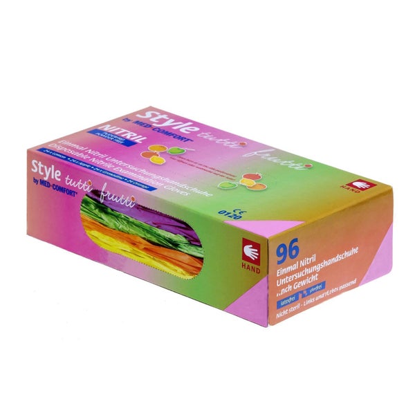 AMPri StyleTutti Frutti Nitrilhandschuhe bunt 96 Stück - XS 96 St