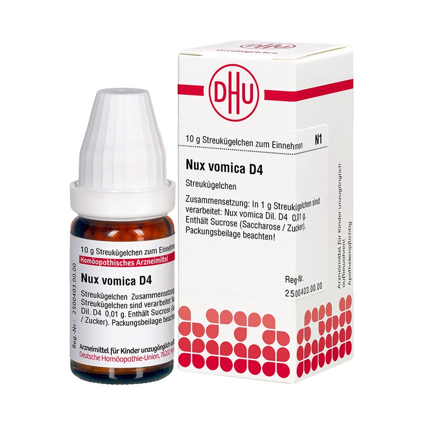 NUX Vomica D 4 Globuli 10 g