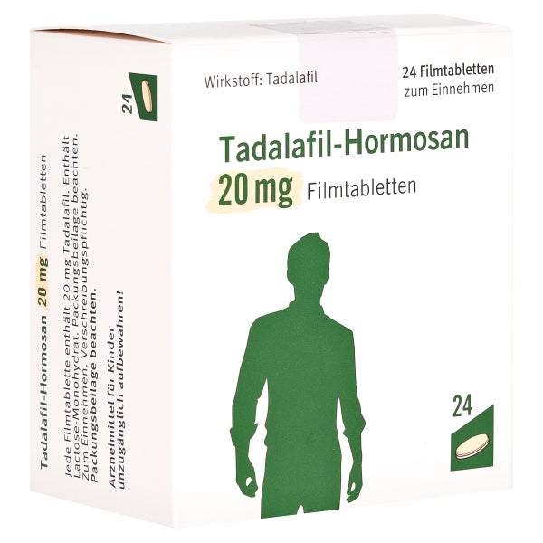 Tadalafil-hormosan 20 mg Filmtabletten 24 St