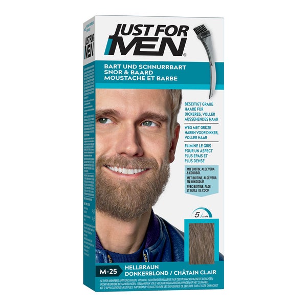 JUST FOR MEN Brush in Color Gel hellbraun 28,4 ml