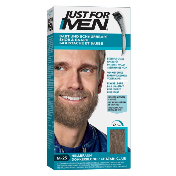 JUST FOR MEN Brush in Color Gel hellbraun 28,4 ml