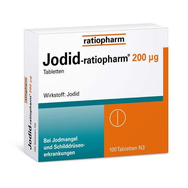 Jodid-ratiopharm® 200 μg Tabletten 100 St