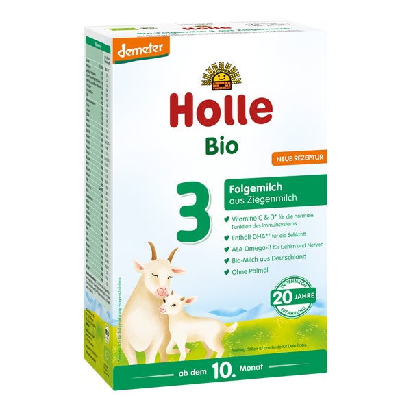 Holle Bio Folgemilch 3 auf Ziegenmilchba 400 g