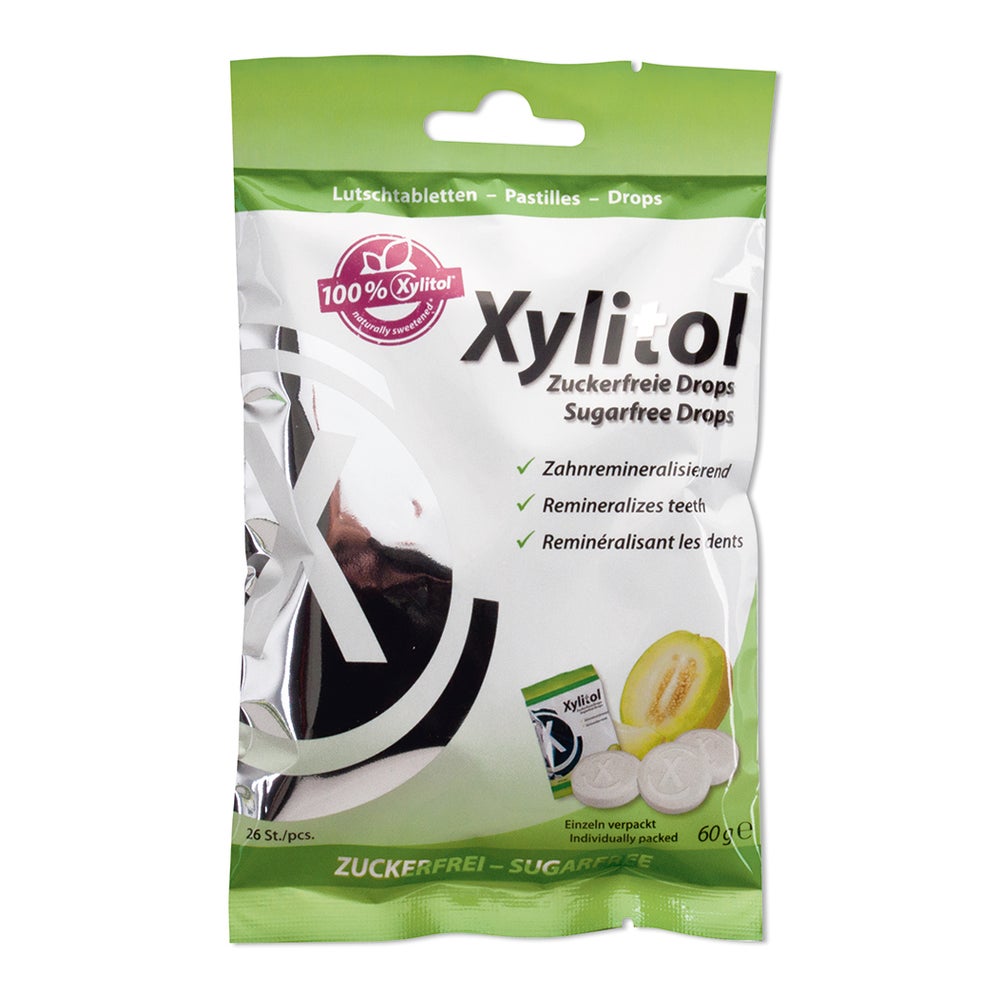 Miradent Xylitol Drops zuckerfrei Melone 60 g