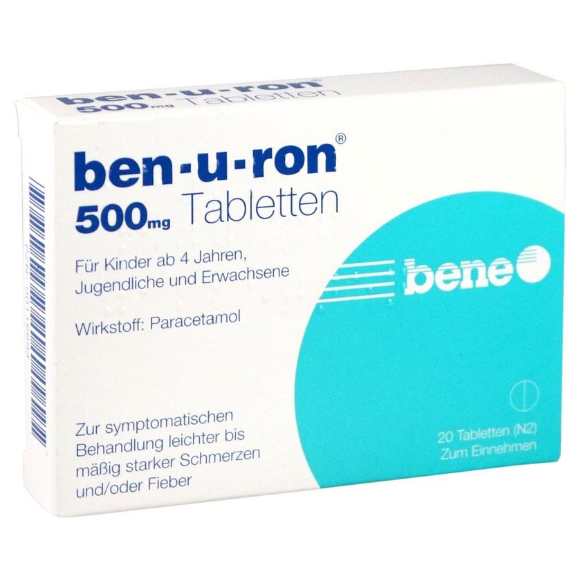 Ben-u-ron 500 mg Tabletten 20 St