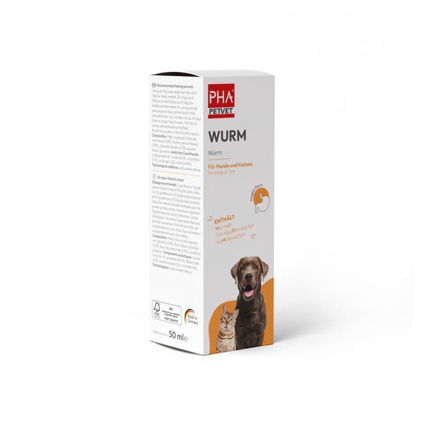 PHA WURM für Hunde und Katzen 50 ml