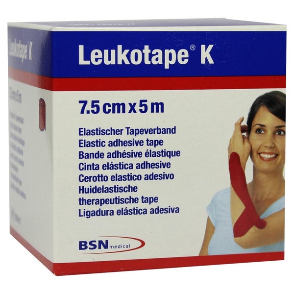 Leukotape K 7,5 cm rot 1 St