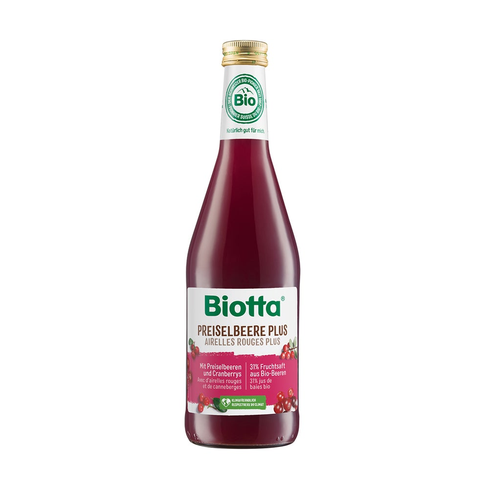 Biotta Preiselbeere Plus 500 ml