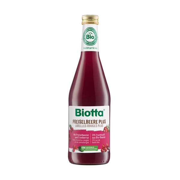 Biotta Preiselbeere Plus 500 ml